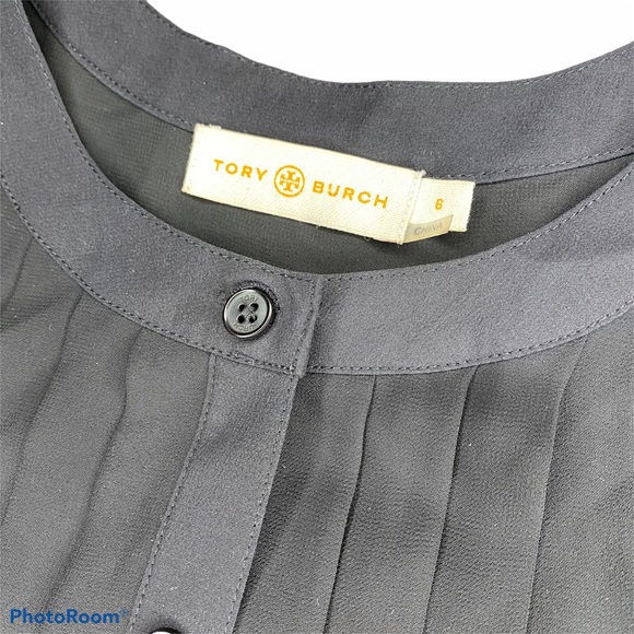 Tory Burch pleated button up dress - Picture 6 of 7